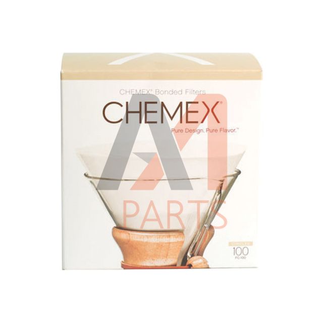 Chemex 100 Φίλτρα Καφέ Χάρτινα FC-100