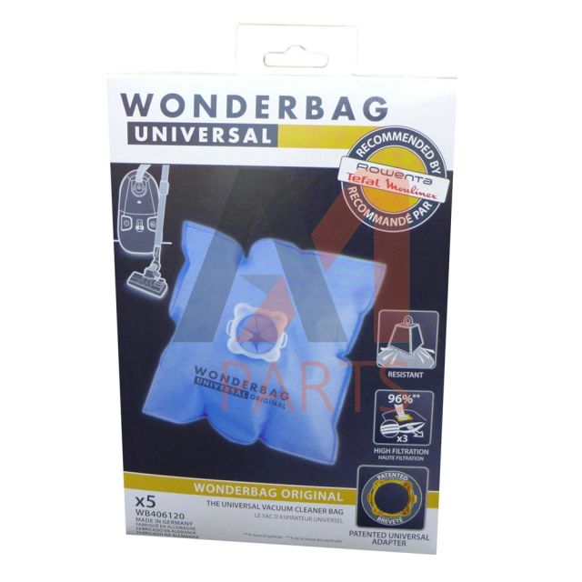 Σακούλες σκούπας Rowenta Wonderbag Universal υφασμάτινες